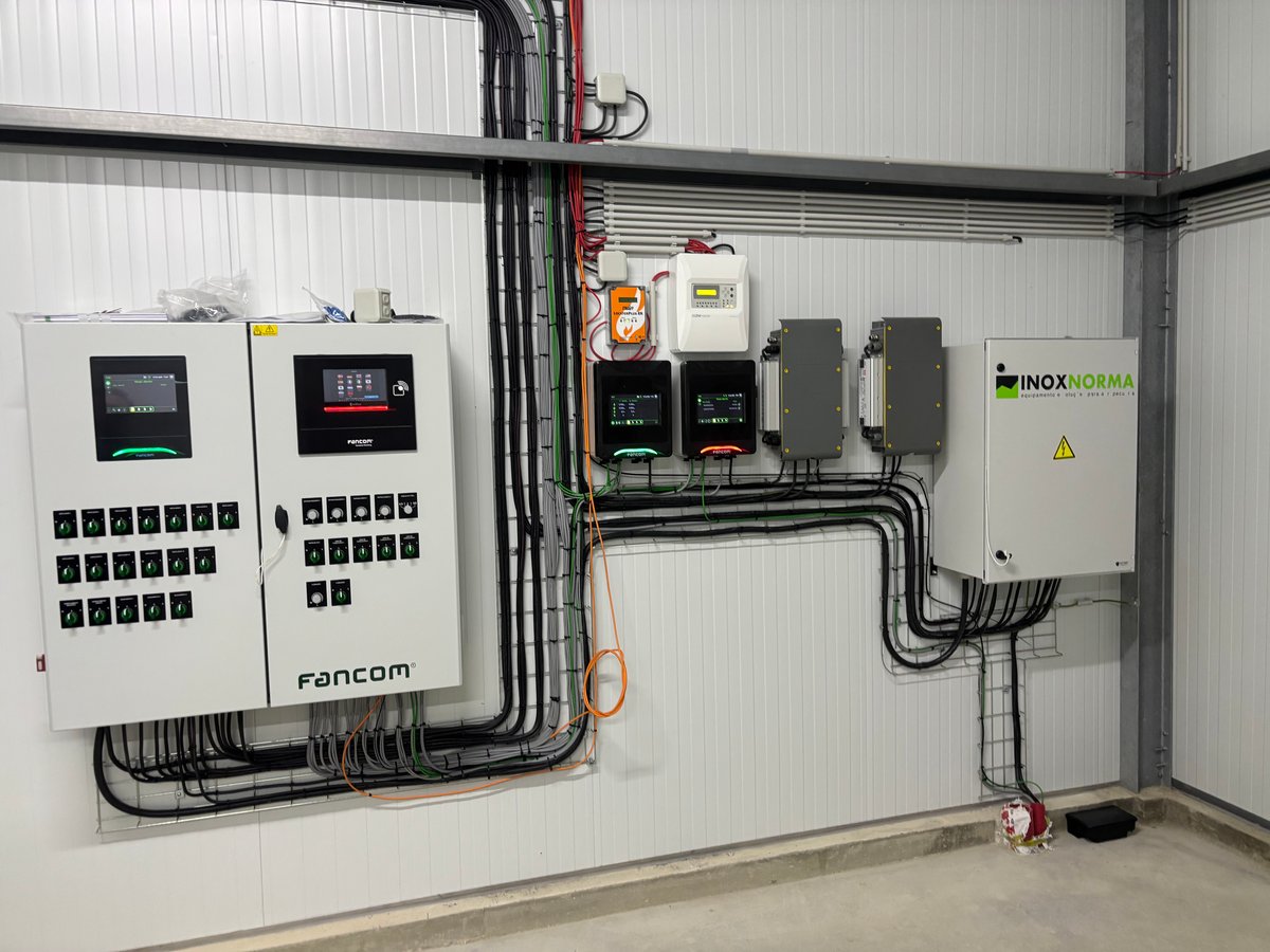 Installation of HATO lighting—seamless integration into the poultry system.