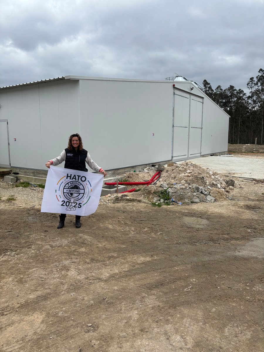 HATO’s BDM Letitia visiting JRNT Avicultura in Portugal—strengthening partnerships and supporting innovation on-site